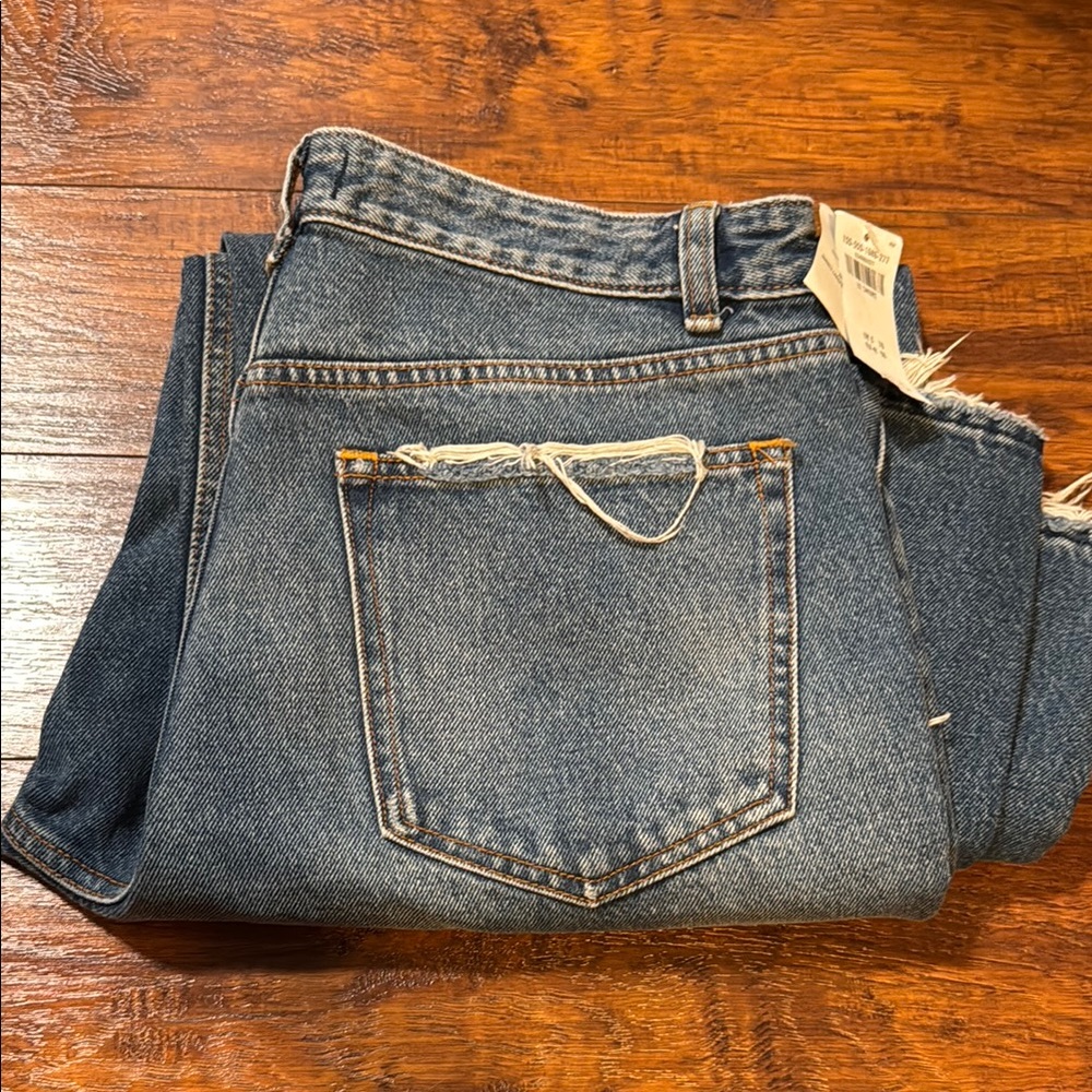 Abercrombie & Fitch High Rise Wide Leg 14S Denim Jeans